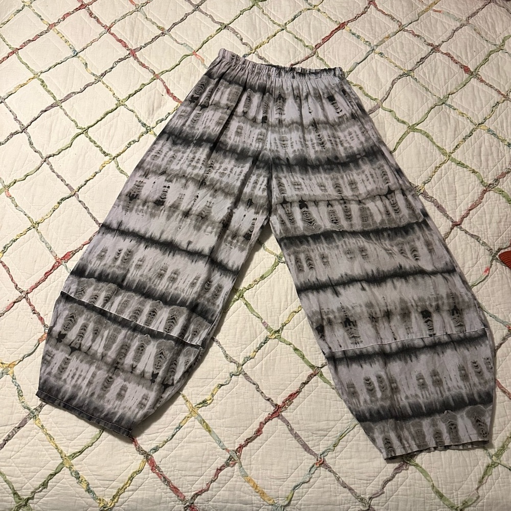 Bryn Walker Tie Dye Linen Balloon Leg Pant